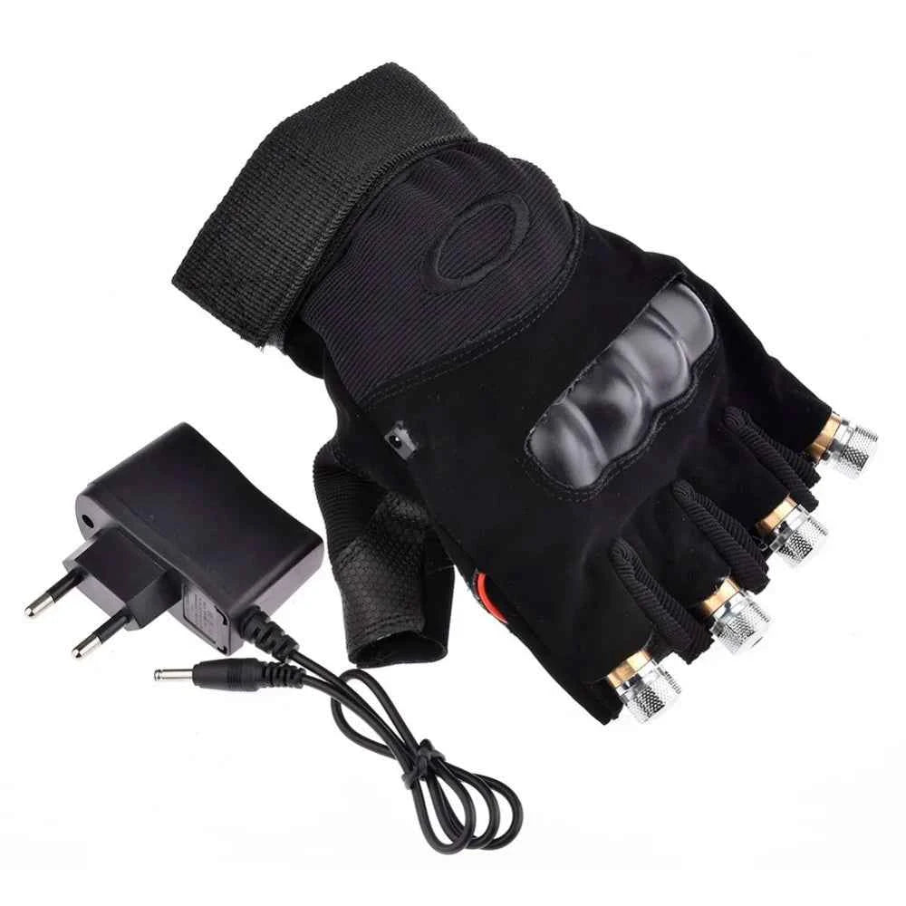 Gants Laser LED Rouge Vert Pour Soirées