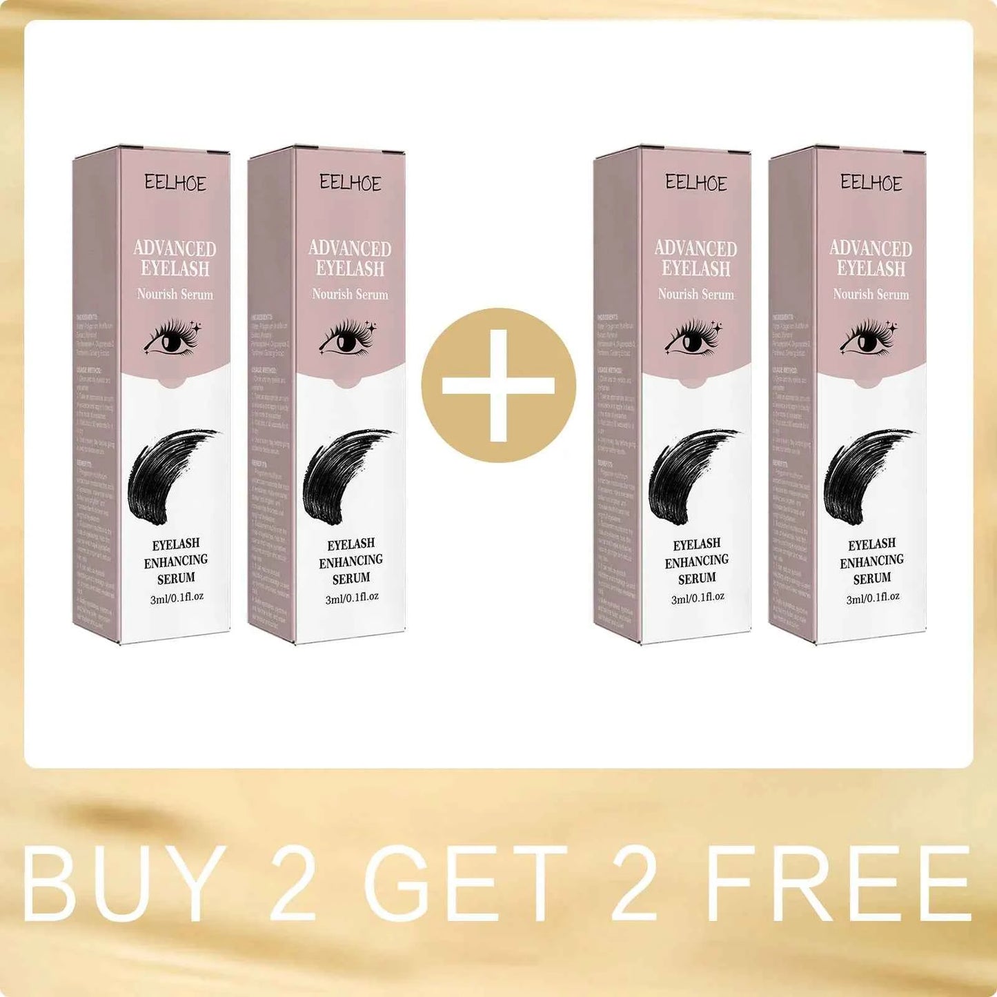 EELHOE 7 Days Eyelash Enhancer Serum Lengthening Eyelashes Curl Thicken Natural Eyelashes Deep Nourishing Eyelash Serum Growth