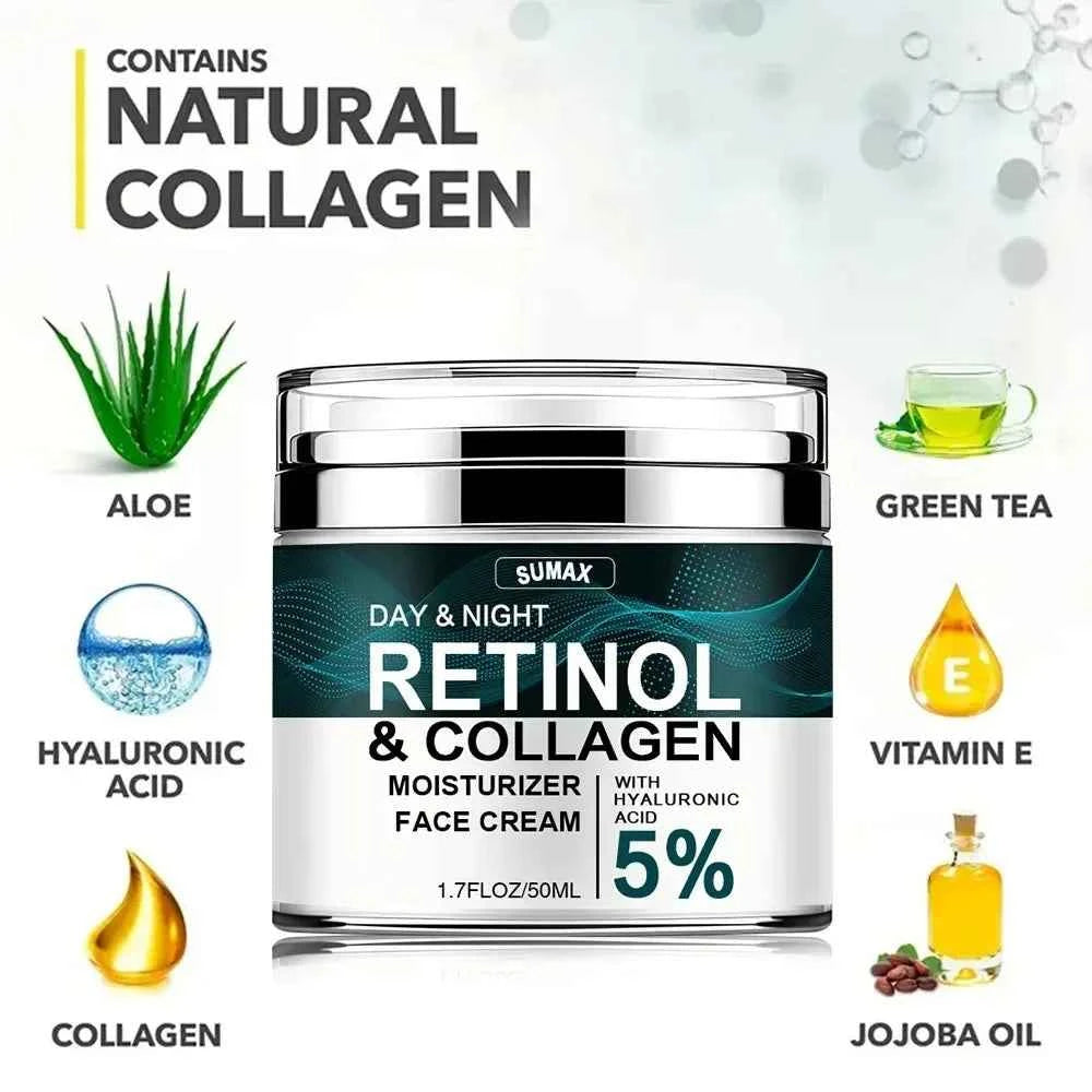 Crème Visage Retinol 50ml - Anti-âge & Hydratante