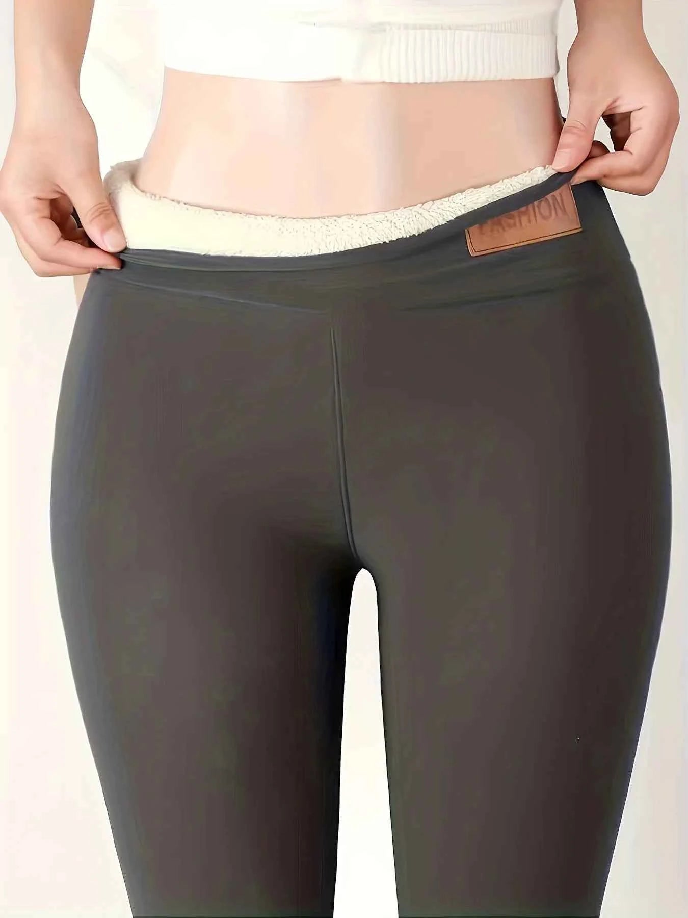 Pantalons thermiques femmes hiver épais