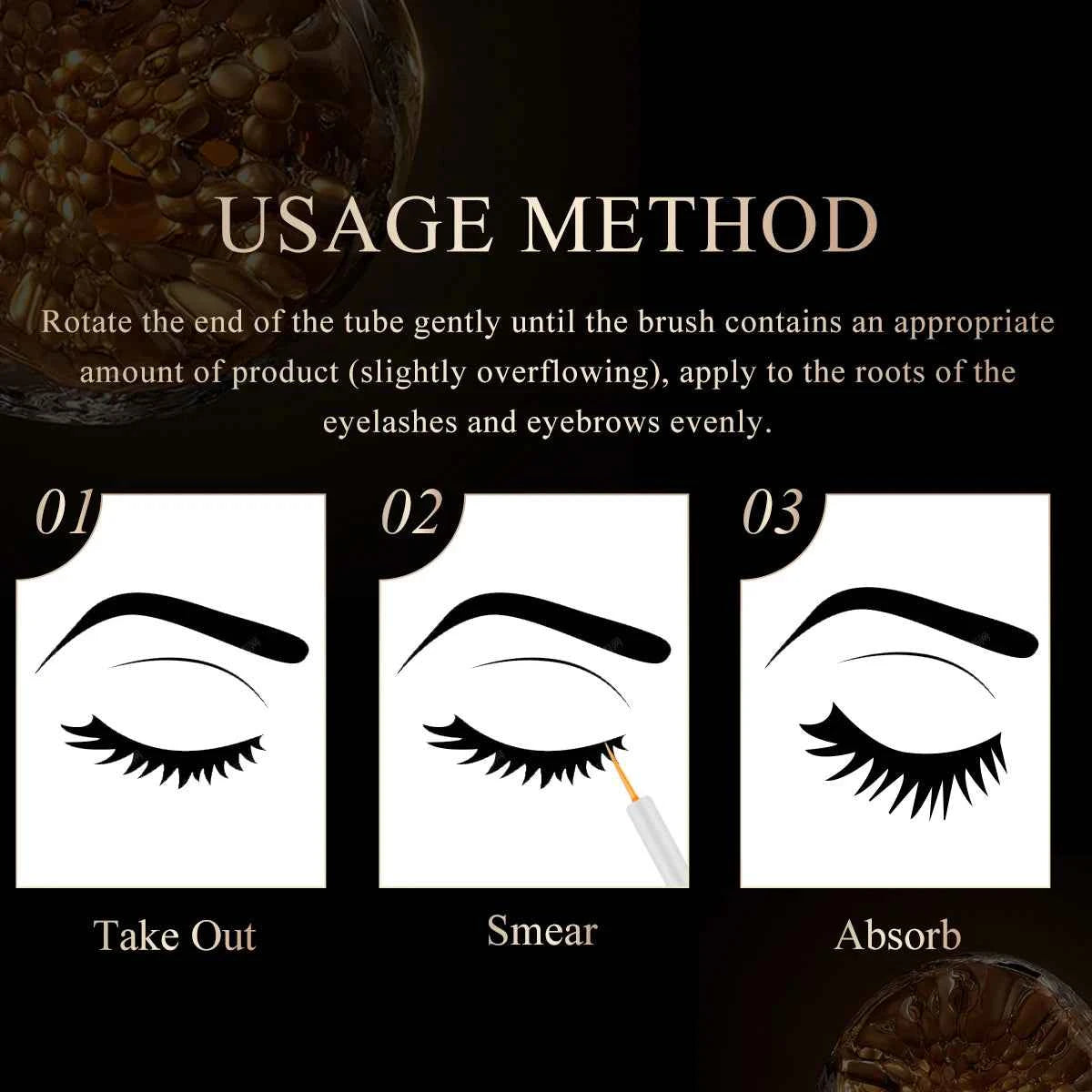Eyelash Growth Serum For Eyelash Growth Brow Serum Growth Longer Fuller Thicker Eyelash Firm Eyelash Nutrition Eyelash Serum