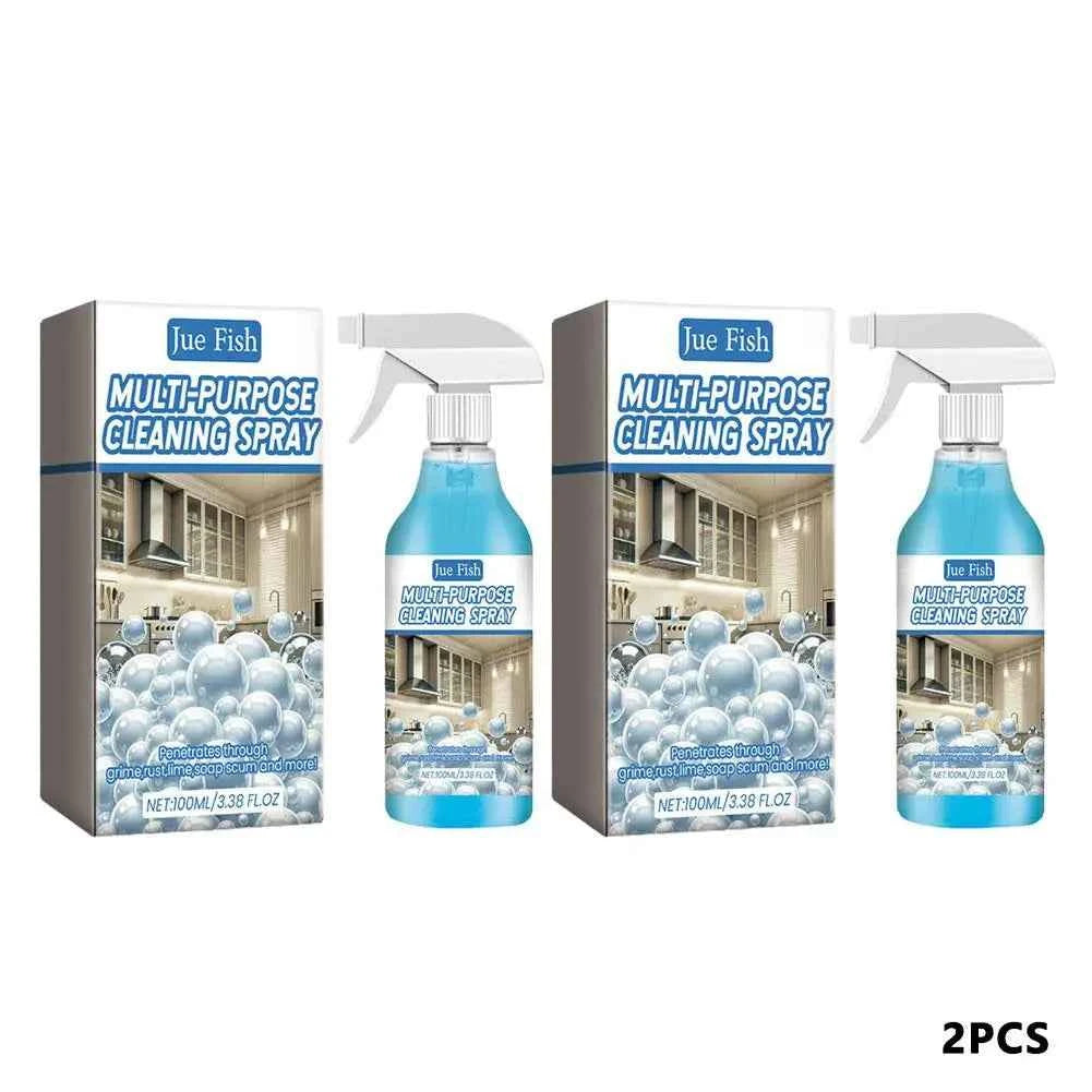 Multi-Purpose Kitchen Cleaner Kitchen Counter Deep Cleaning Spray Kitchen Oil Stains Cleaner Quick Remove Oil Grease Degreaser