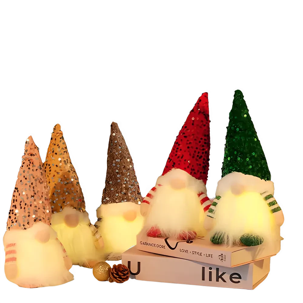 Gnome de Noël LED 30cm - Décoration Magique