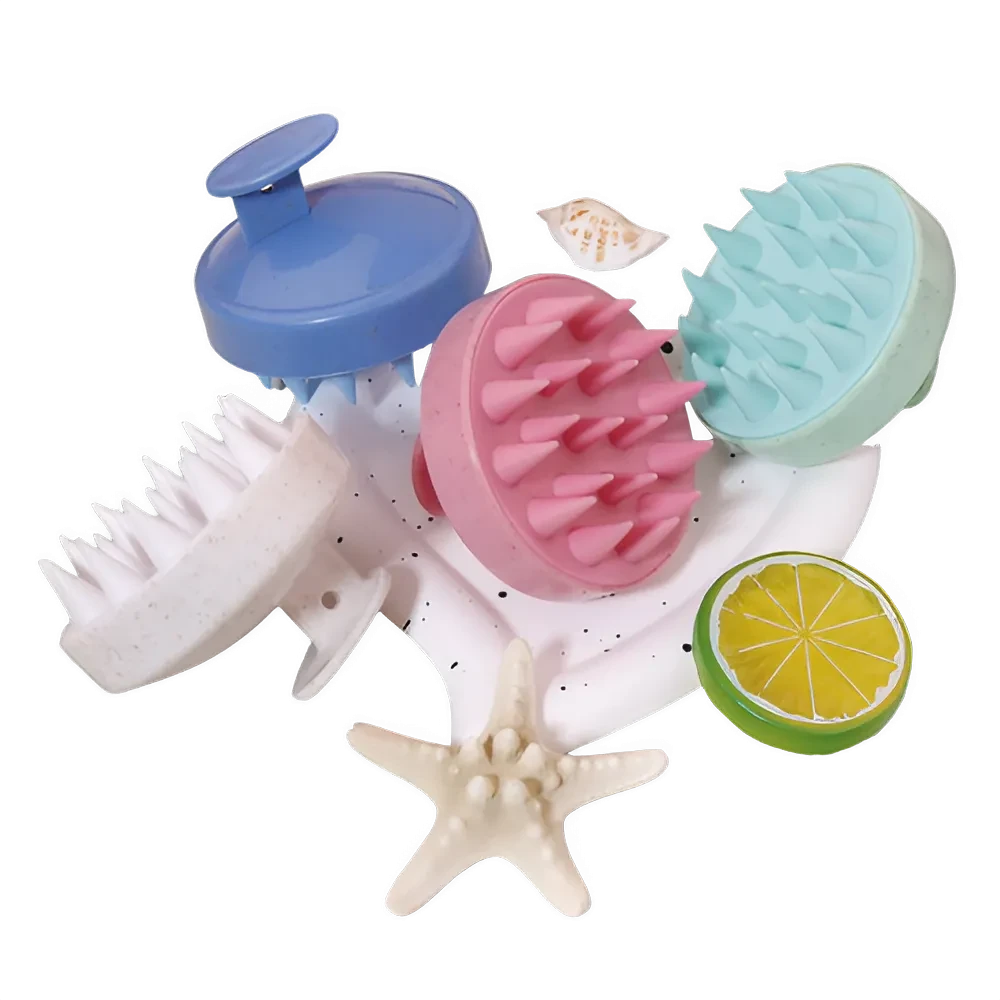 1/2/3/4/6pcs hair and scalp massage brush, scalp care brush，Special for real hair wigs