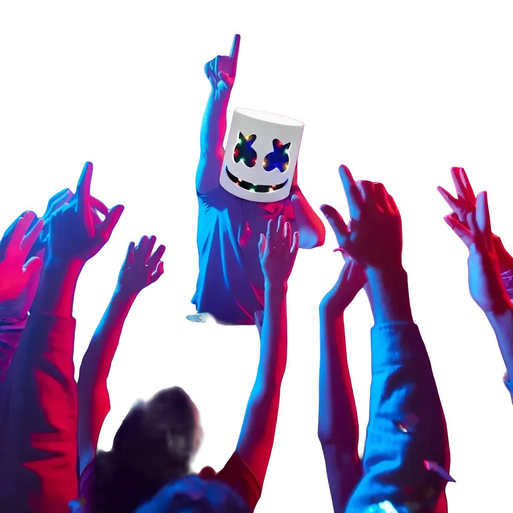 Masque LED Halloween Lumineux Unisexe