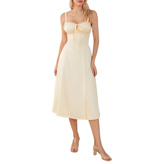 Robe d'été femme sans manches élégante