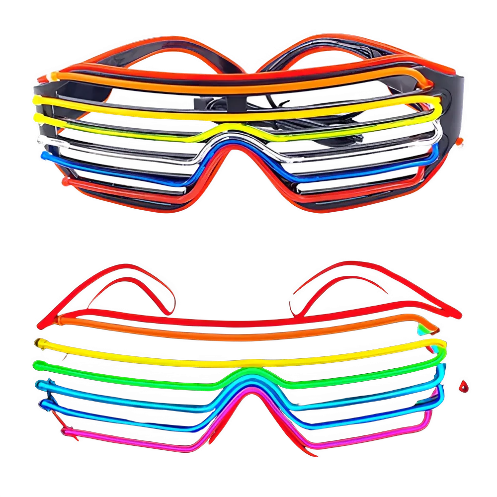 Lunettes LED Colorées pour Fête