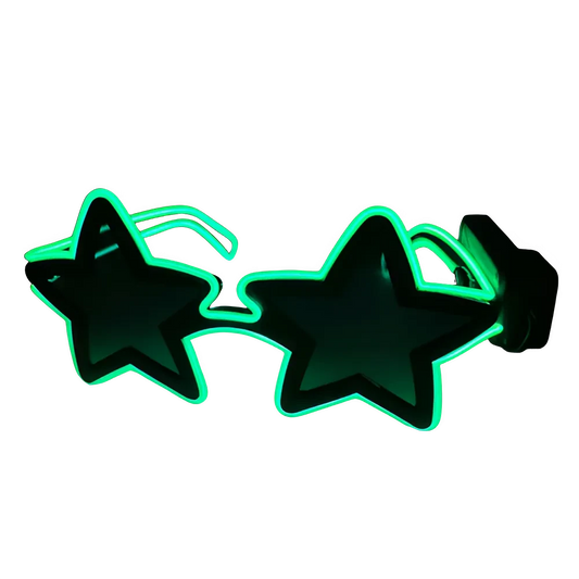 Lunettes LED étoilées lumineuses