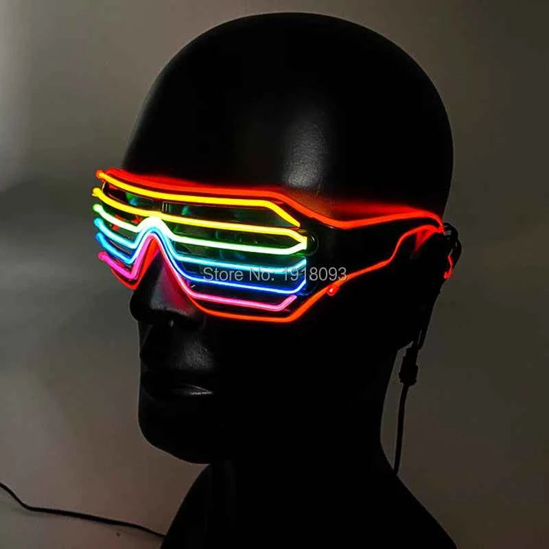 Lunettes LED Colorées pour Fête