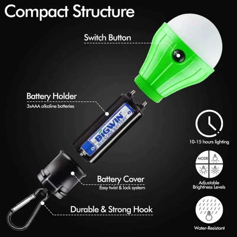 Mini Lampe LED Camping Portable 3 Modes