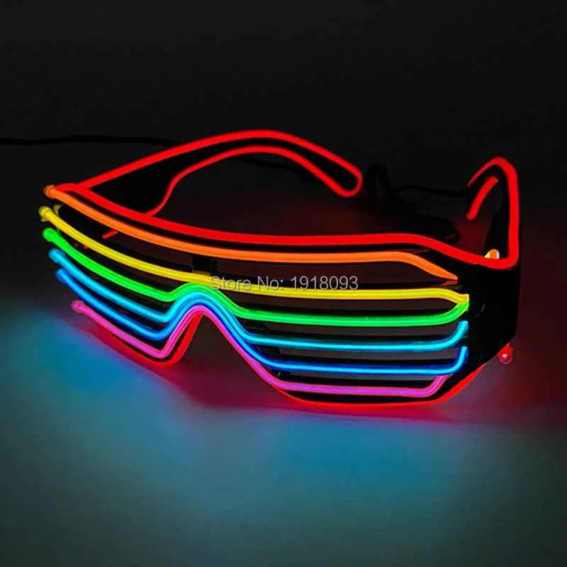 Lunettes LED Colorées pour Fête
