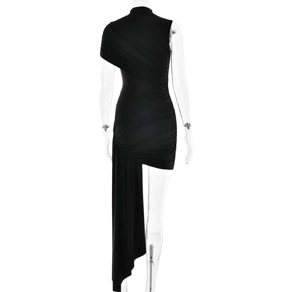 Robe Cocktail Été Sexy Manches Unique