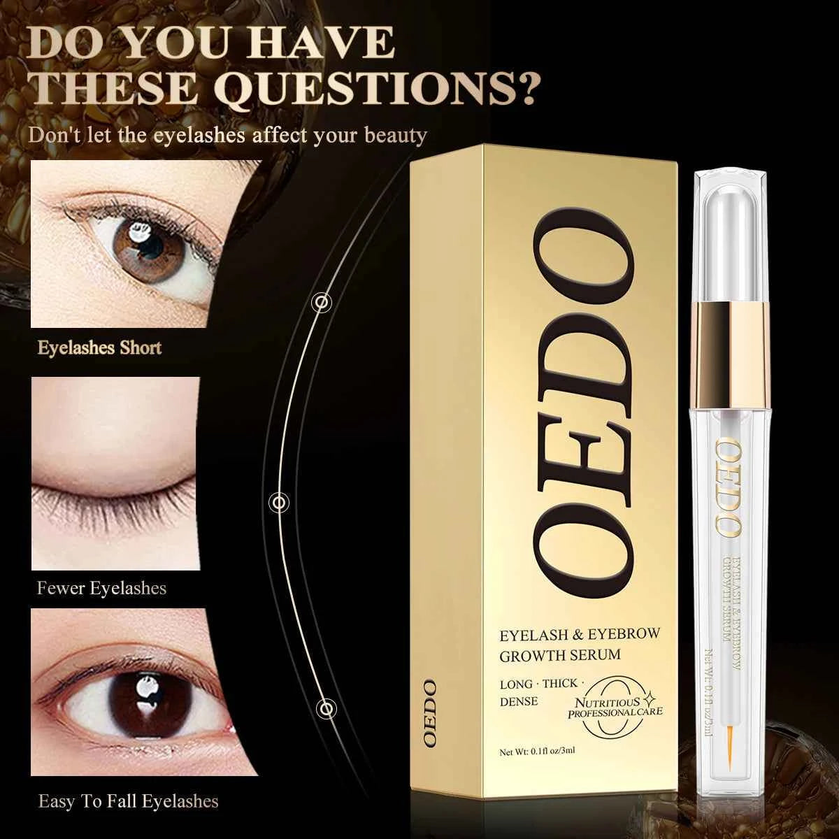 Eyelash Growth Serum For Eyelash Growth Brow Serum Growth Longer Fuller Thicker Eyelash Firm Eyelash Nutrition Eyelash Serum