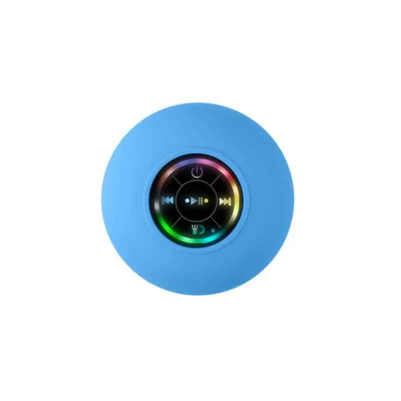 Haut-parleur Bluetooth étanche salle de bain 2025 avec ventouse, mini haut-parleur portable stéréo pour extérieur et sports.