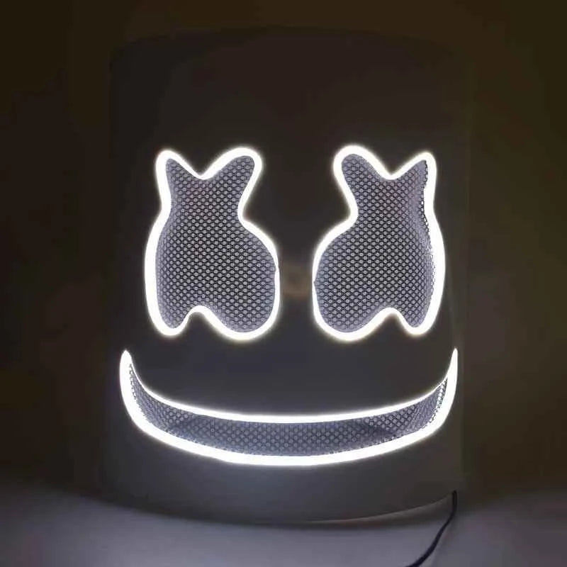 Masque LED Halloween Lumineux Unisexe