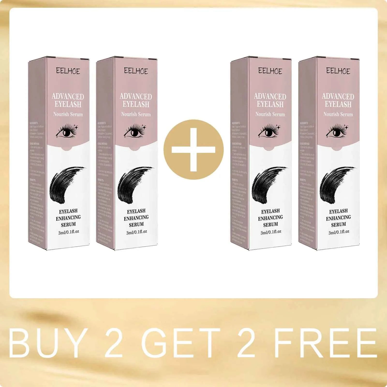 EELHOE 7 Days Eyelash Enhancer Serum Lengthening Eyelashes Curl Thicken Natural Eyelashes Deep Nourishing Eyelash Serum Growth
