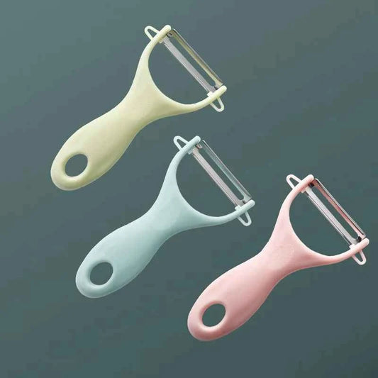 Fruit and vegetable peeling knife handheld stainless steel peeling knife potato peeling knife melon planing peeler kitchen tool