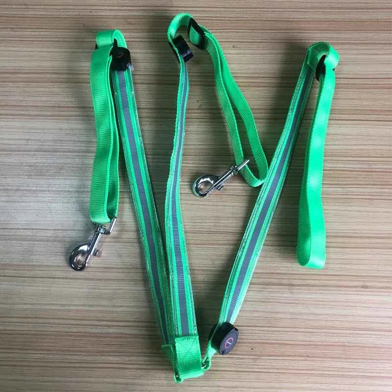 Harnais LED équestre lumineux USB pour nuit