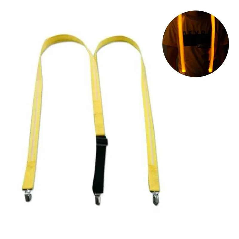 Suspenders LED Lumineux pour Fête et Halloween