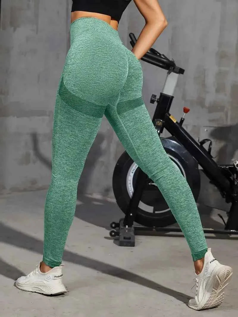 Leggings de Sport Taille Haute Femme Tummy Control