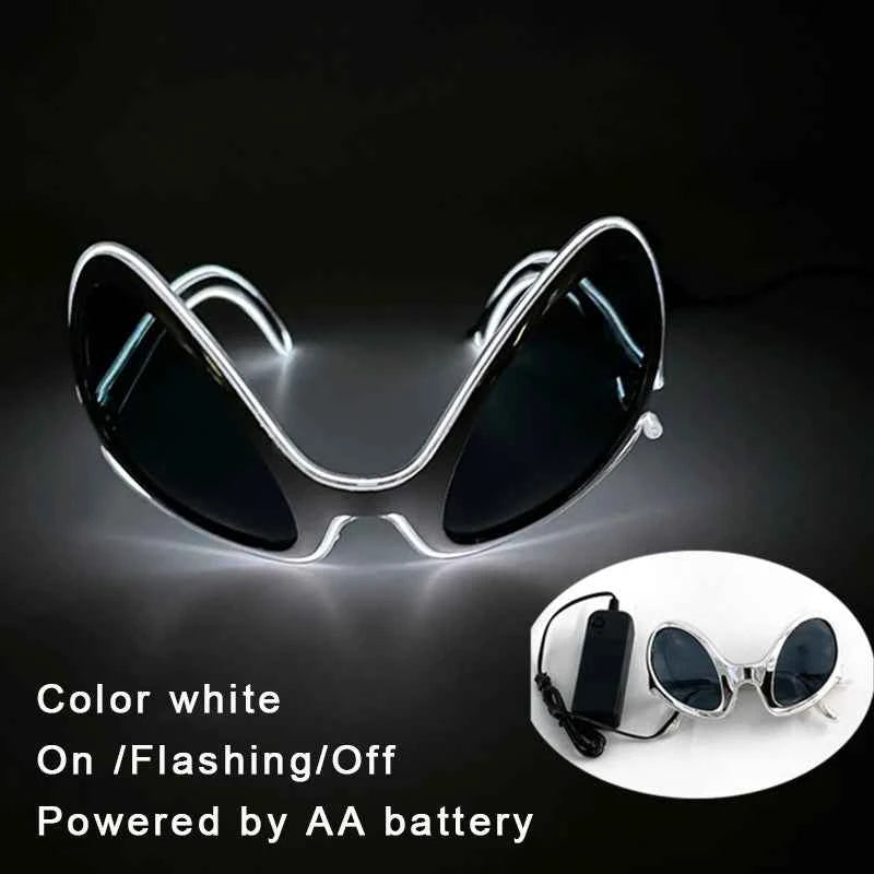 Lunettes LED Colorées Lumineuses pour Fête