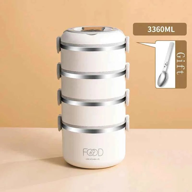 Bento Lunch Box Japanese Multilayer Stainless Steel Bento Box Food Container Storage Portable Thermos Food Jar Kid Bento Box