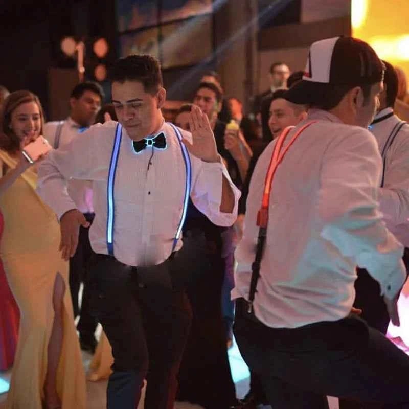 Suspenders LED Lumineux pour Fête et Halloween