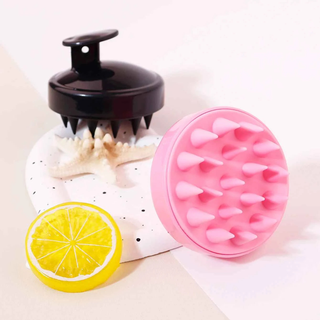 1/2/3/4/6pcs hair and scalp massage brush, scalp care brush，Special for real hair wigs