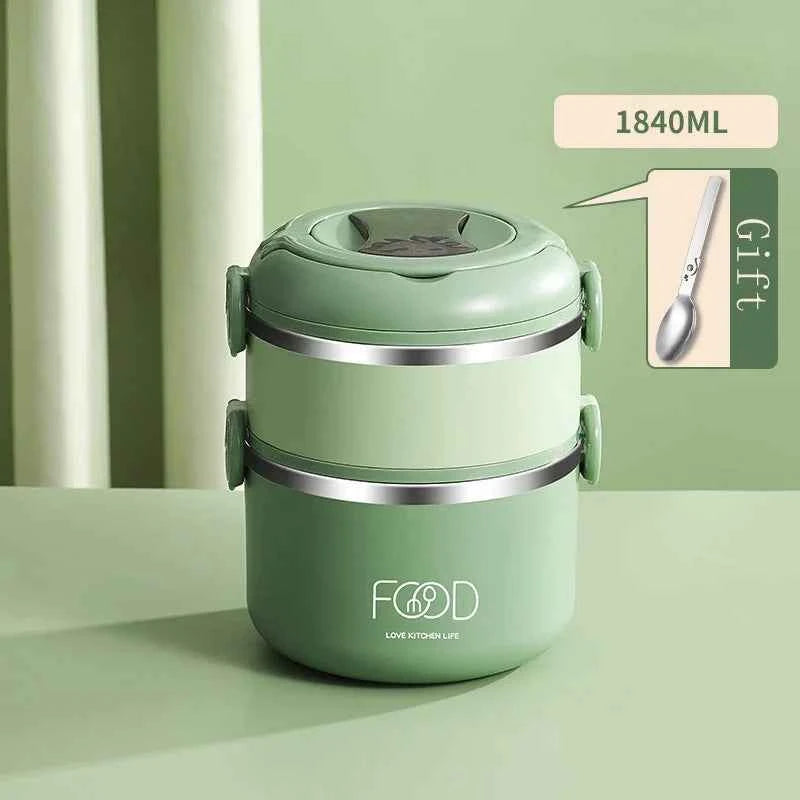 Bento Lunch Box Japanese Multilayer Stainless Steel Bento Box Food Container Storage Portable Thermos Food Jar Kid Bento Box