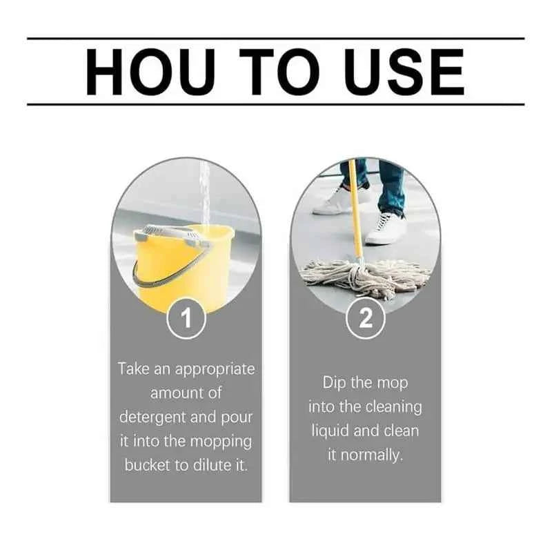 All Purpose Cleaner 120ml Multifunctional Floor Cleaner Solution Multi-purpose Mop Soap For Home Kitchen Countertop Bathroom