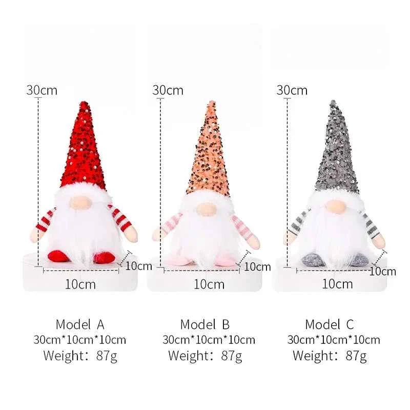 Gnome de Noël LED 30cm - Décoration Magique