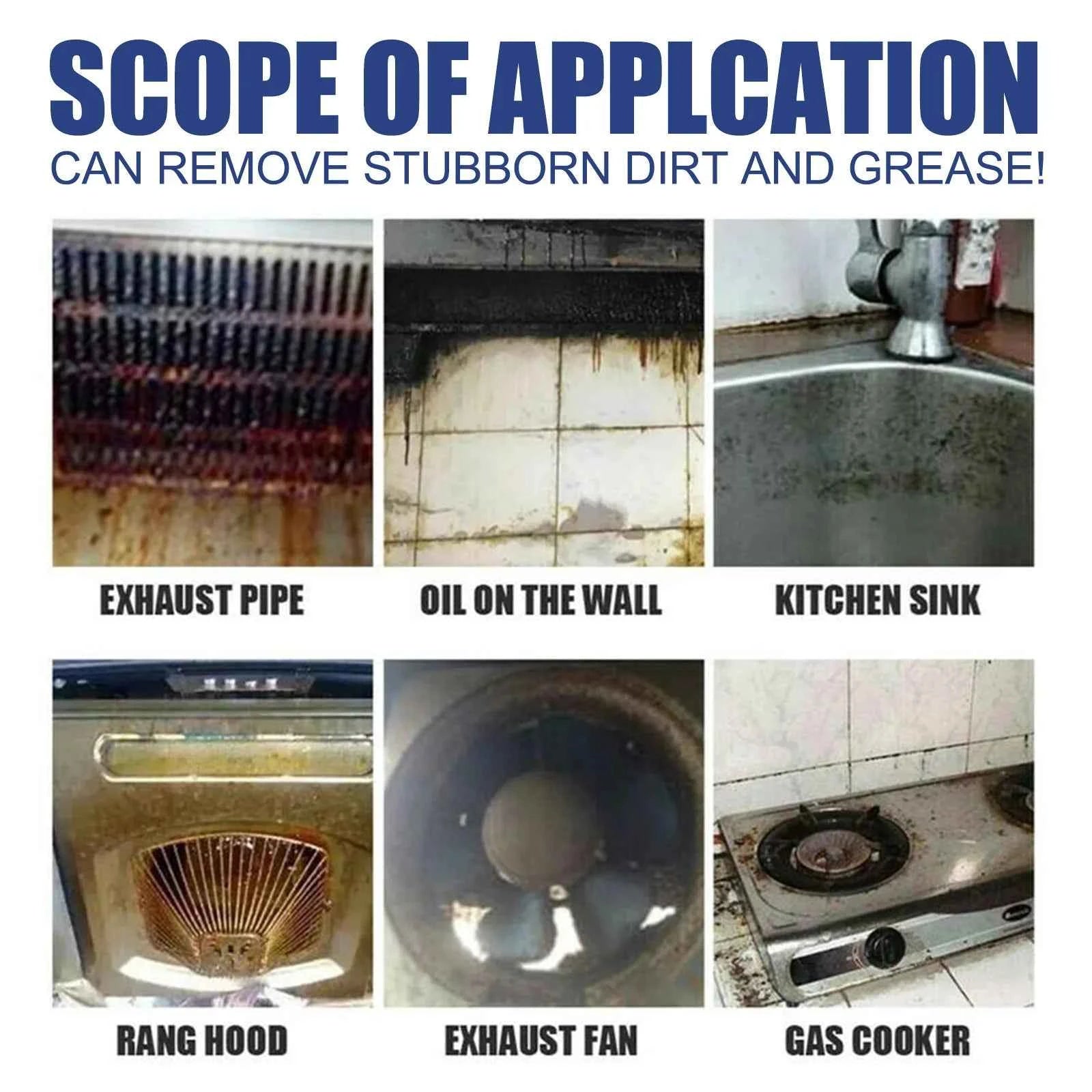 30/100ml Household Kitchen Cleaner All-Purpose Bubble Cleaner Best Natural Universal Cleaning Product Safety Foam Cleaner