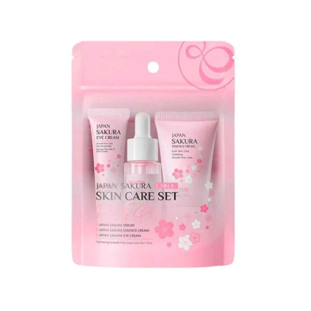 Set de soins Sakura : 5 pièces hydratantes