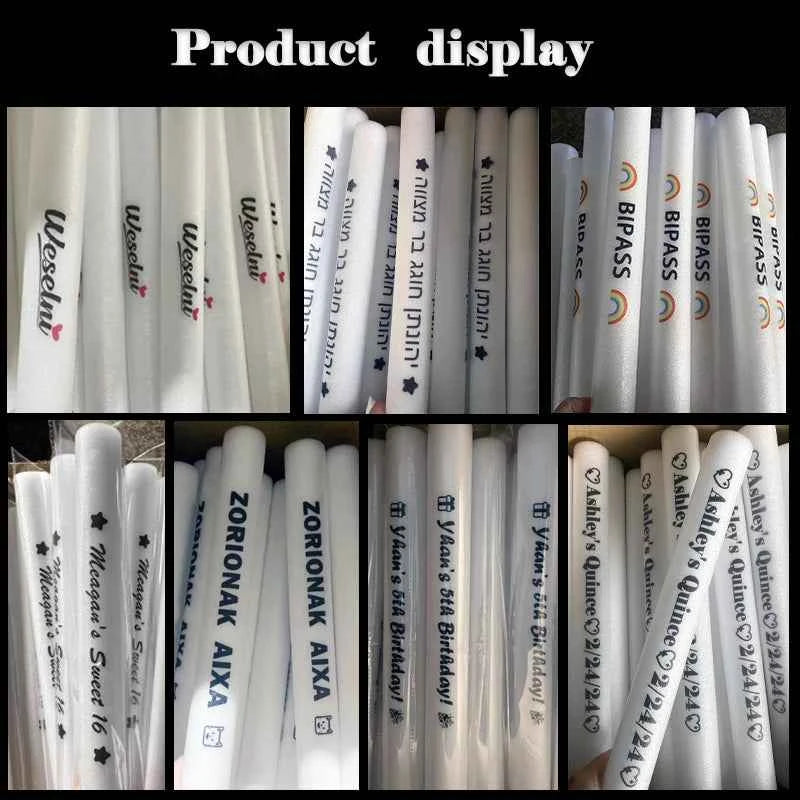 30Pcs Bâtons Lumineux LED RGB Pour Événements