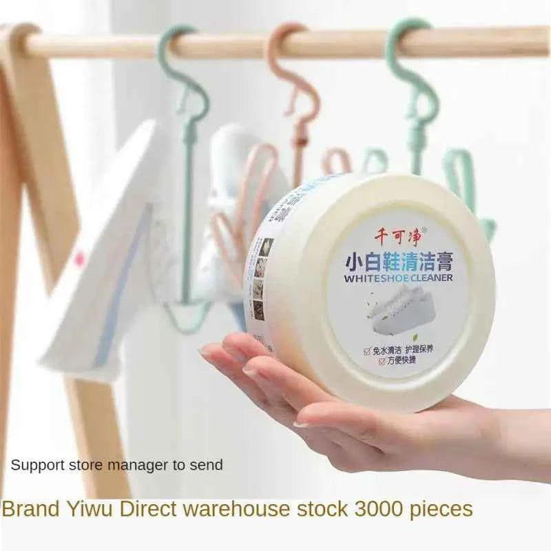 White Shoes Cleaner Cream Adhesive All Purpose Cleaning Paste Clean Shoes Household Cleaner Tools For Leather Sport Sneakers