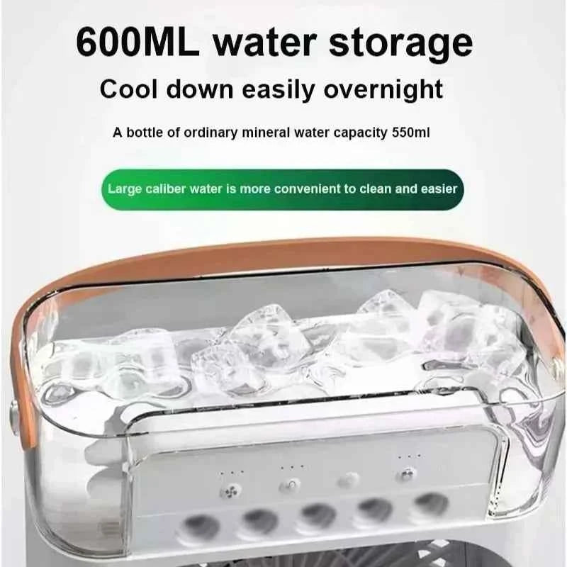 Refroidisseur d'air 3 en 1 Portable avec LED