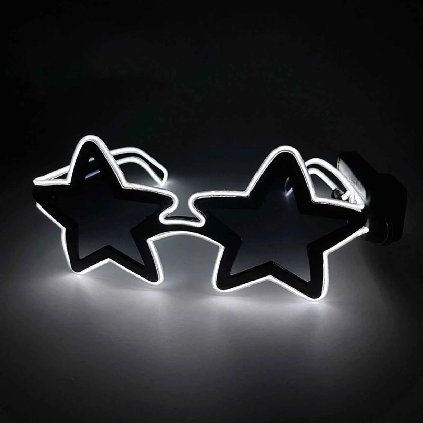 Lunettes LED étoilées lumineuses