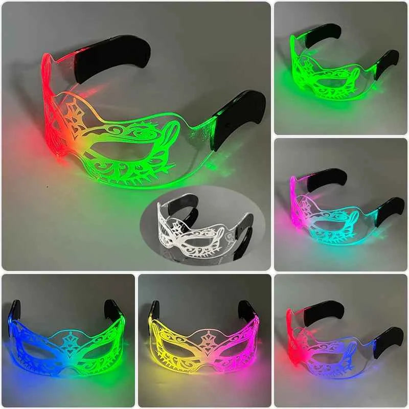 Lunettes LED Colorées Lumineuses pour Fête