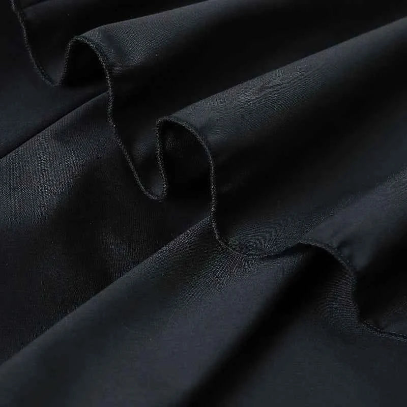 Women's Midi Skirts Summer Autumn Falbala Swing Party A-Line Classic Vintage Skirt for Lady High Waisted Long Skirts Black White