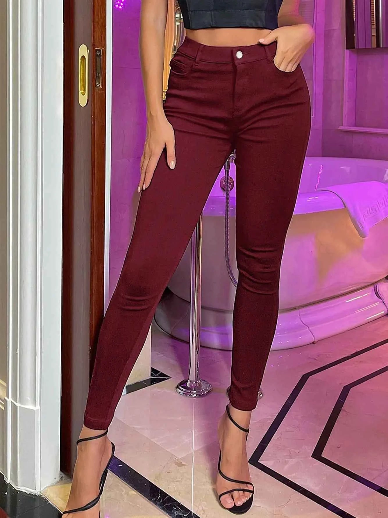 Leggings Femme Haute Taille Slim & Sexy