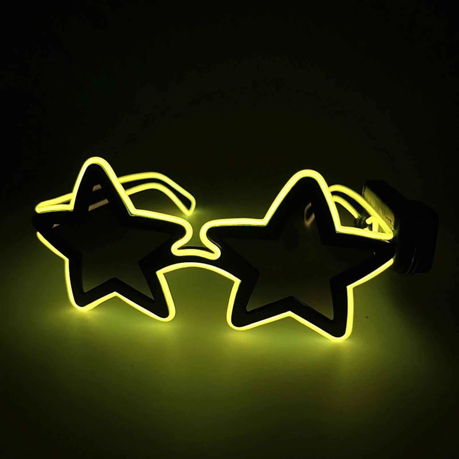 Lunettes LED étoilées lumineuses
