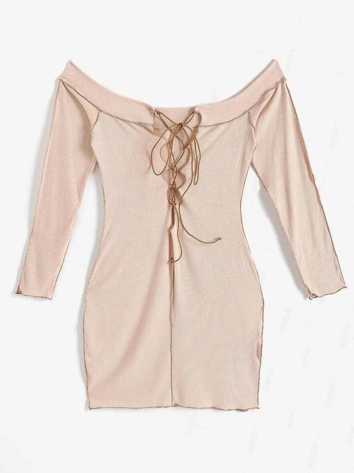 Robe Mini Sexy à Lacets pour Cocktail