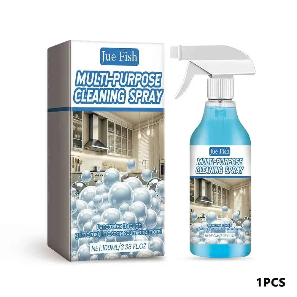 Multi-Purpose Kitchen Cleaner Kitchen Counter Deep Cleaning Spray Kitchen Oil Stains Cleaner Quick Remove Oil Grease Degreaser