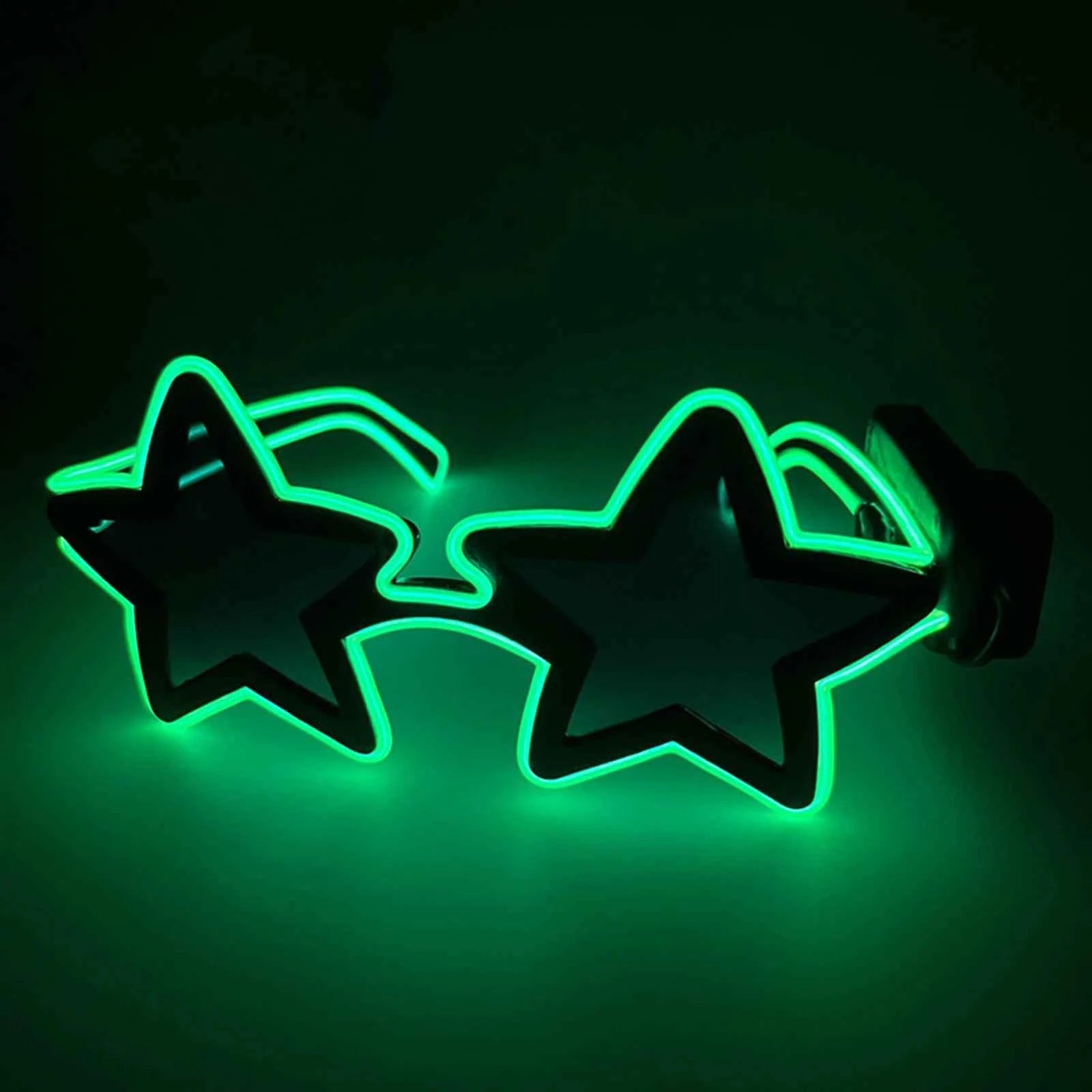 Lunettes LED étoilées lumineuses