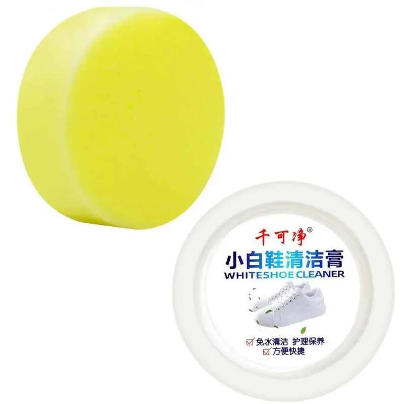 White Shoes Cleaner Cream Adhesive All Purpose Cleaning Paste Clean Shoes Household Cleaner Tools For Leather Sport Sneakers