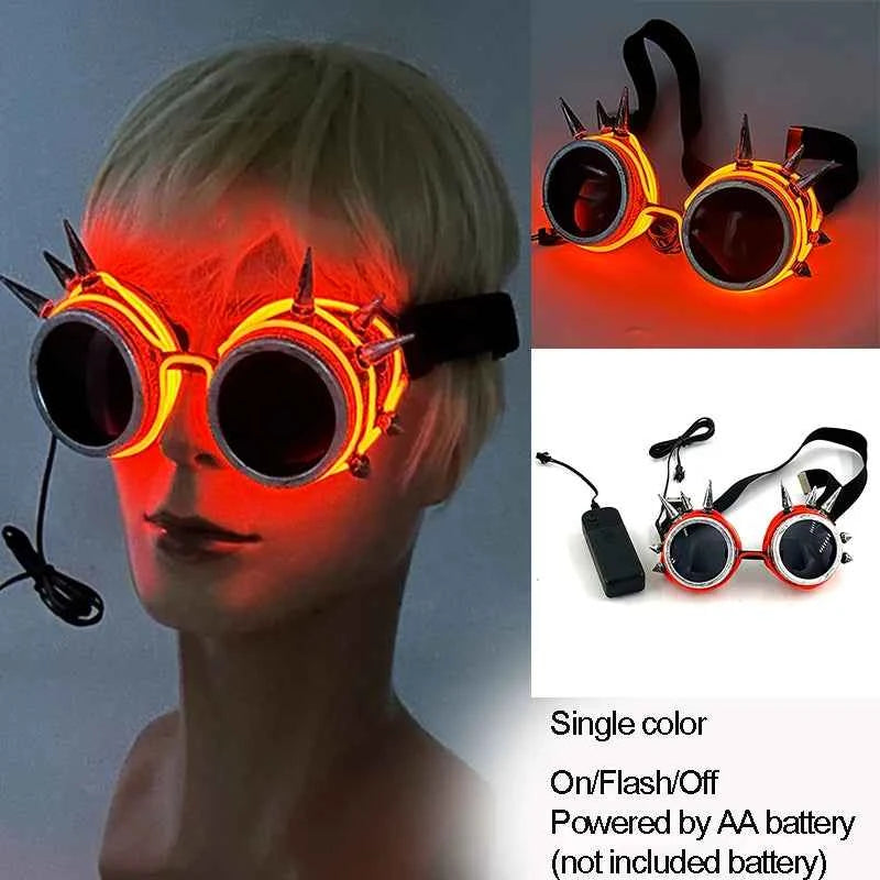Lunettes LED Colorées Lumineuses pour Fête
