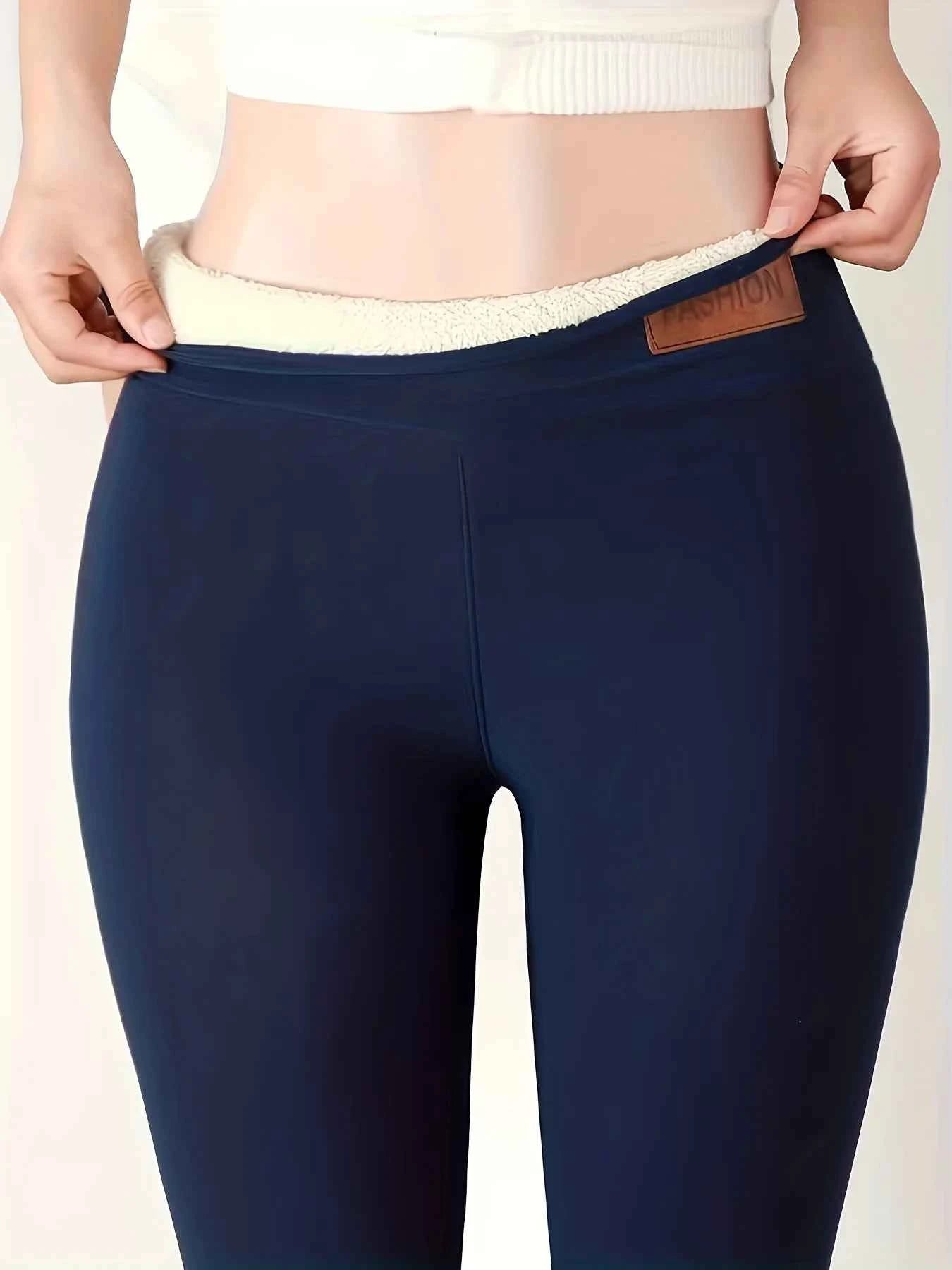 Pantalons thermiques femmes hiver épais