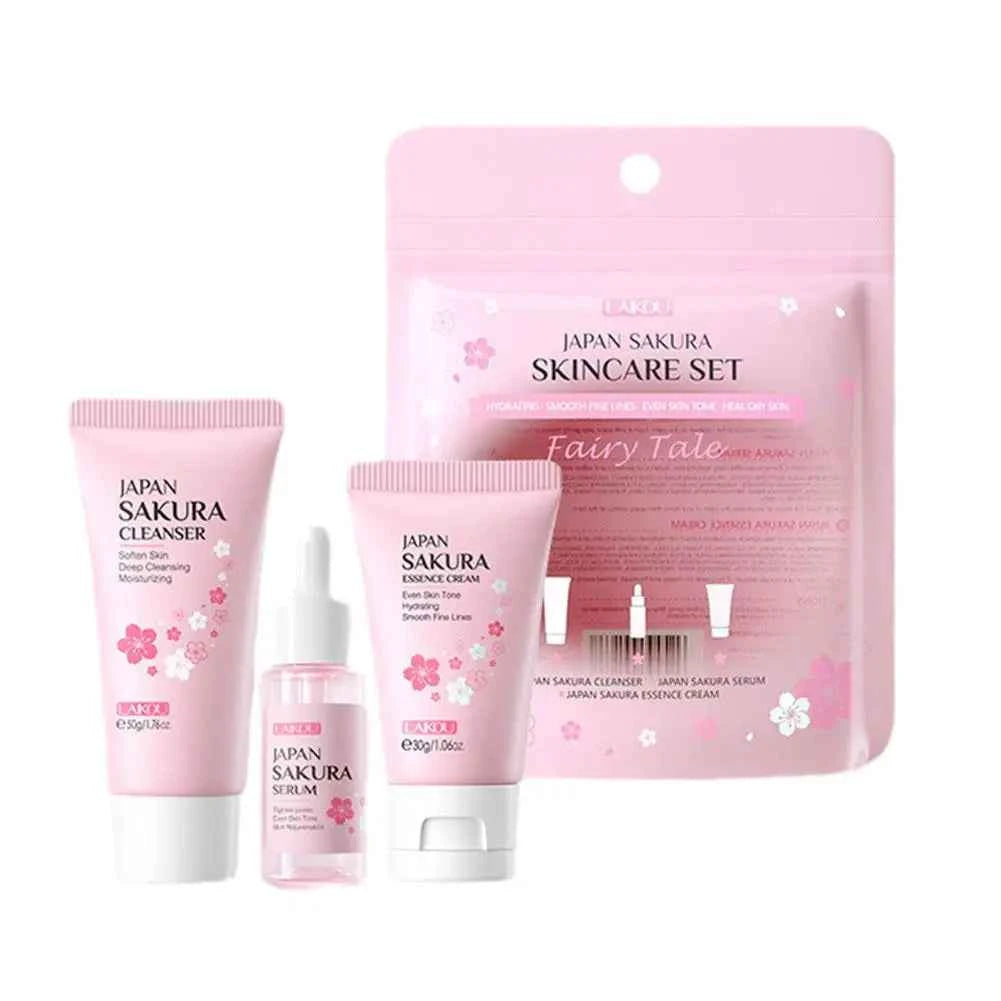 Set de soins Sakura : 5 pièces hydratantes