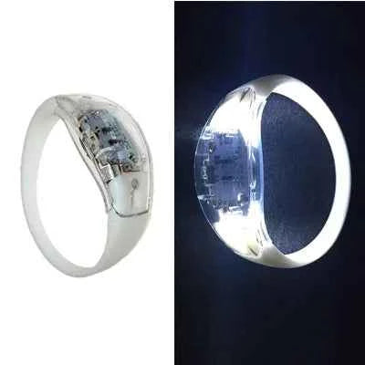 Bracelets LED Glissants Activés par le Son - 6pcs