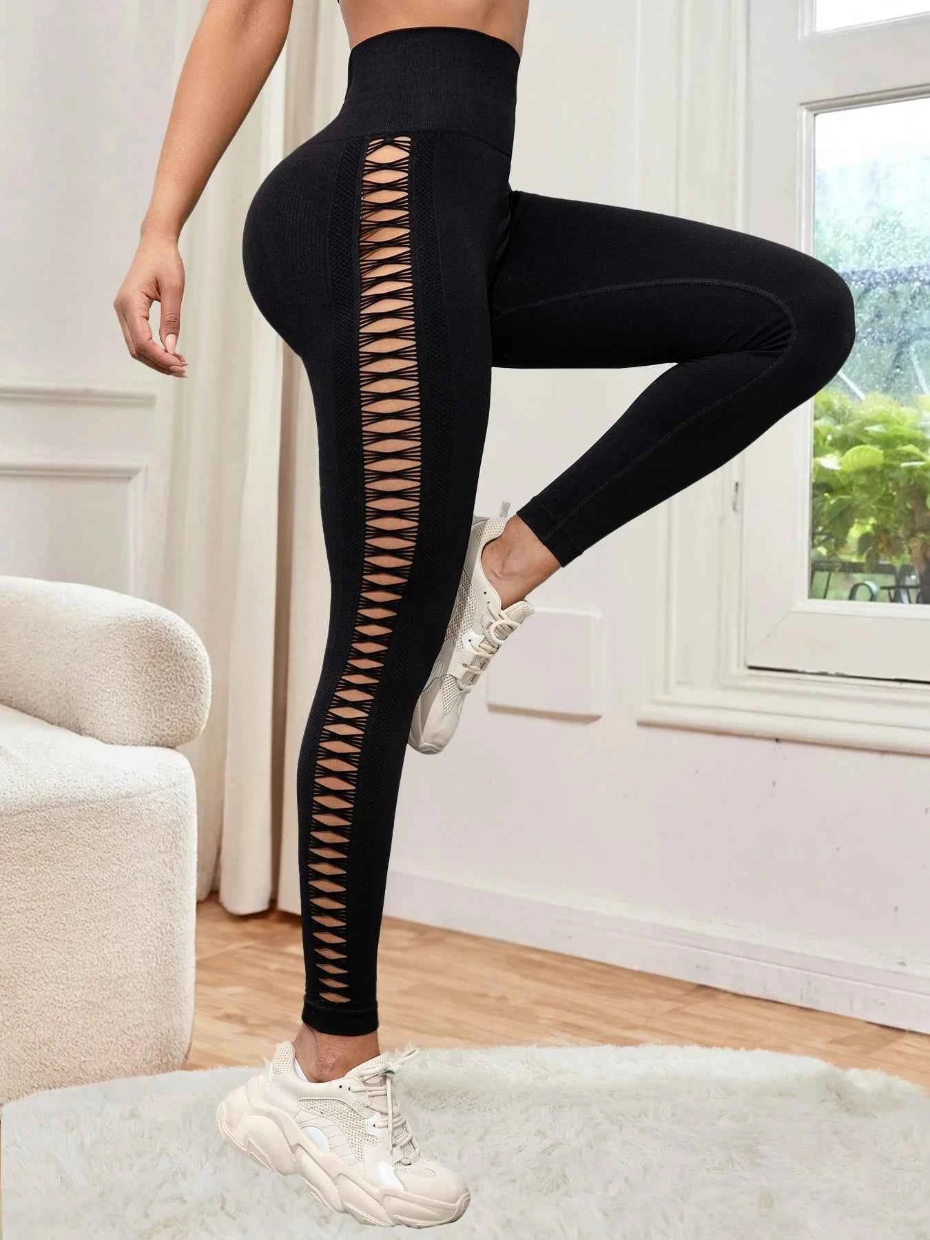 Leggings de yoga tie-dye haute taille